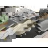 Mexen Elix žulový drez s jednou komorou 800 x 500 mm, béžový, čierny sifón - 6527801005-69-B