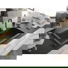 Mexen Elix granitový drez 1-komorový 800 x 500 mm, čierny s bodkami, čierny sifón - 6527801005-76-B