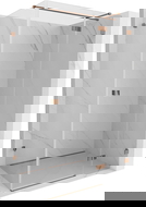 Mexen Lunar T sprchový kút otvárací pravý 130 x 90 cm, transparentný, ružové zlato - 834T-130-090-60-00-P