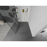 Mexen Kioto sprchová stena Walk-in 100 x 200 cm, biela vlna 8 mm, zlatá - 800-100-101-50-97