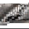 Mexen Lunar T sprchovací kút pravý 110 x 110 cm, transparentný, brúsená meď - 834T-110-110-65-00-P