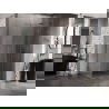 Mexen Lunar T sprchový kút výklopný pravý 140 x 120 cm, transparentný, ružové zlato - 834T-140-120-60-00-P