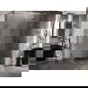 Mexen Lunar T sprchový kút výklopný pravý 140 x 120 cm, transparentný, ružové zlato - 834T-140-120-60-00-P