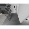Mexen Kioto sprchová stena Walk-in 130 x 200 cm, biela vlna 8 mm, čierna - 800-130-101-70-97