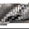 Mexen Lunar T sprchový kút s pravými otváracími dverami 140 x 120 cm, priehľadný, brúsená meď - 834T-140-120-65-00-P