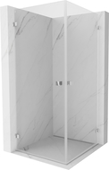 Mexen Lunar-B Duo sprchový kút s otváracími dverami 95 x 95 cm, transparentný, chróm - 832-095L-095P-01-00
