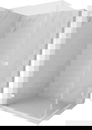 Mexen Lunar-B Duo sprchová kabína s otváracími dverami 80 x 70 cm, transparentná, biela - 832-080L-070P-20-00