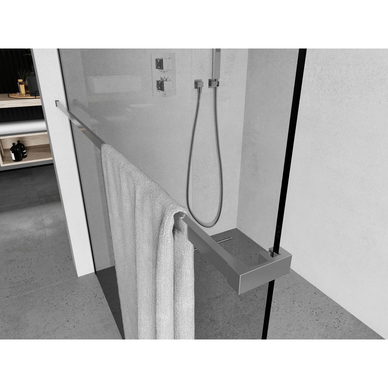 Mexen držiak na uteráky na sprchovú stenu, chróm - 800-06-01