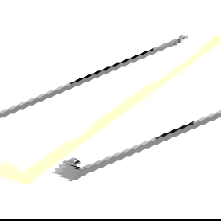 Mexen držiak na uteráky na sprchovú stenu, zlatý - 800-06-50