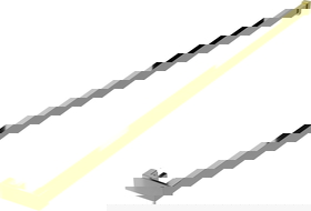 Mexen držiak na uteráky na sprchovú stenu, zlatý - 800-06-50