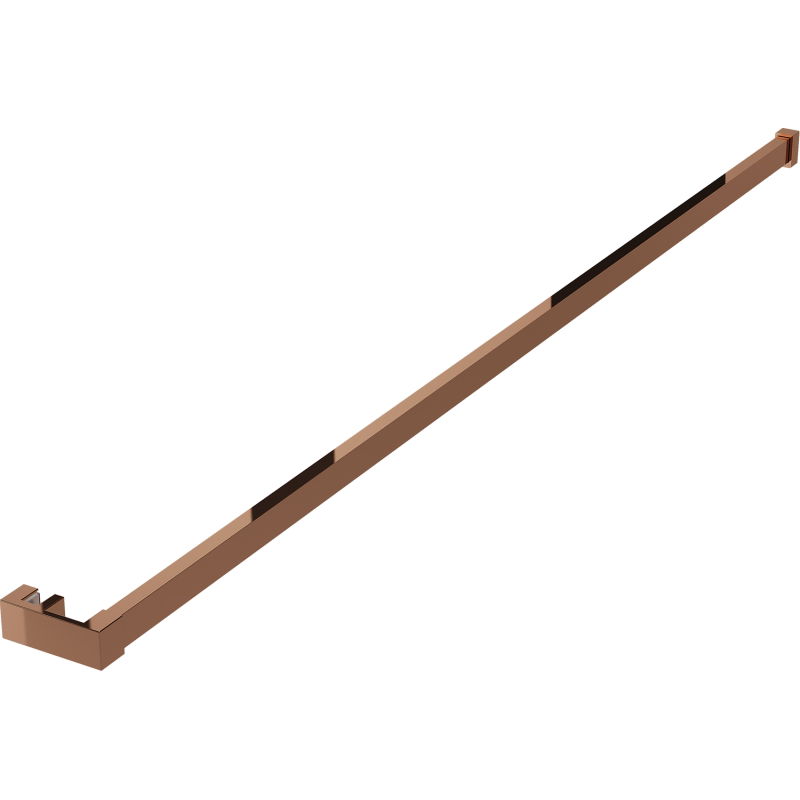 Mexen záves na uteráky na sprchovú stenu, ružové zlato - 800-06-60