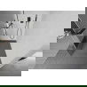 Mexen Kioto+ sprchová stena s poličkou a lištou 110 x 200 cm, transparentnéné/inovať 8 mm, čierna - 800-110-121-70-35