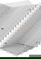 Mexen Lunar-B Duo sprchová kabína 80 x 70 cm, priehľadná, ružové zlato - 832-080L-070P-60-00