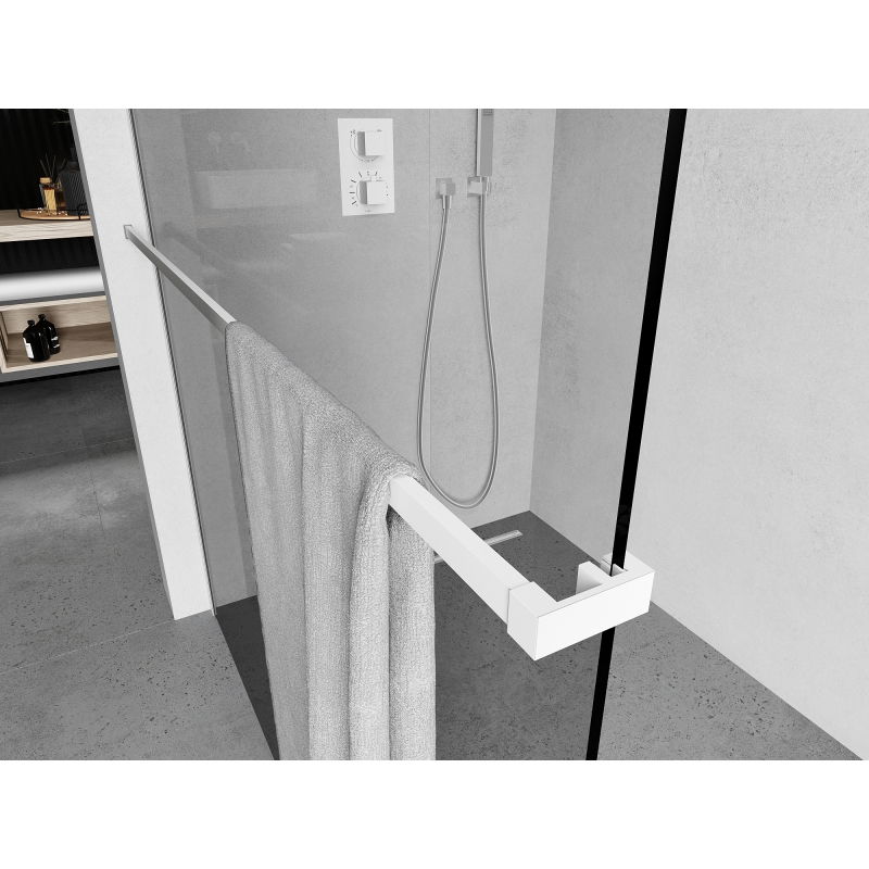 Mexen reliéf na uteráky pre sprchovú stenu, biely - 800-06-20