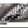 Mexen Lunar T sprchová kabína s otváracími dverami pravá 130 x 120 cm, priehľadná, gun gray brúsená - 834T-130-120-66-00-P