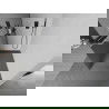 Mexen Kioto+ sprchová stena s poličkou a lištou 110 x 200 cm, zrkadlo 8 mm, čierna - 800-110-121-70-50