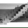 Mexen Kioto+ sprchová stena s poličkou a lištou 110 x 200 cm, transparentnéné/čierny vzor 8 mm, čierna - 800-110-121-70-70