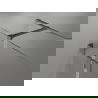 Mexen Lunar T sprchový kút s pravými otváracími dverami 130 x 110 cm, číra sklo, gun metal - 834T-130-110-95-00-P