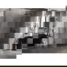Mexen Lunar T sprchová kabína s otváraním doprava 135 x 120 cm, transparentná, gun metal - 834T-135-120-95-00-P