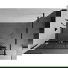 Mexen Kioto+ sprchová stena s poličkou a lištou 110 x 200 cm, transparentnéné/čierny vzor 8 mm, čierna - 800-110-121-70-78