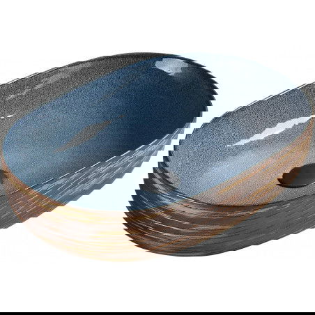 Mexen Agota umývadlo na dosku 58 x 40 cm, modré - 22025866