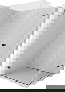 Mexen Lunar-B Duo sprchová kabína otváracia 100 x 80 cm, transparentná, čierna - 832-100L-080P-70-00