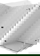 Mexen Lunar-B Duo sprchový kút otvárací 100 x 85 cm, transparentný, čierny - 832-100L-085P-70-00