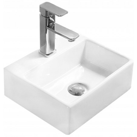 Mexen Mini umývadlo na doske 33 x 29 cm, biele - 21093300