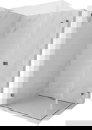 Mexen Lunar-B Duo sprchový kút s otváracími dverami 90 x 80 cm, transparentný, zbraňový kov - 832-090L-080P-95-00