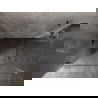 Mexen Lunar-B Duo sprchový kút s otváracími dverami 100 x 80 cm, priehľadný, zbraňový kov - 832-100L-080P-95-00