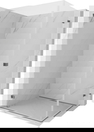 Mexen Lunar-B Duo sprchový kút s otváracími dverami 100 x 95 cm, priehľadný, zbraňový kov - 832-100L-095P-95-00