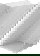 Mexen Lunar-B Duo sprchová kabína s otváracími dverami 90 x 70 cm, transparentná, brúsený nikel - 832-090L-070P-97-00