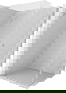 Mexen Lunar-B Duo sprchovací kút otvárajúci sa 95 x 80 cm, transparentný, brúsený nikel - 832-095L-080P-97-00