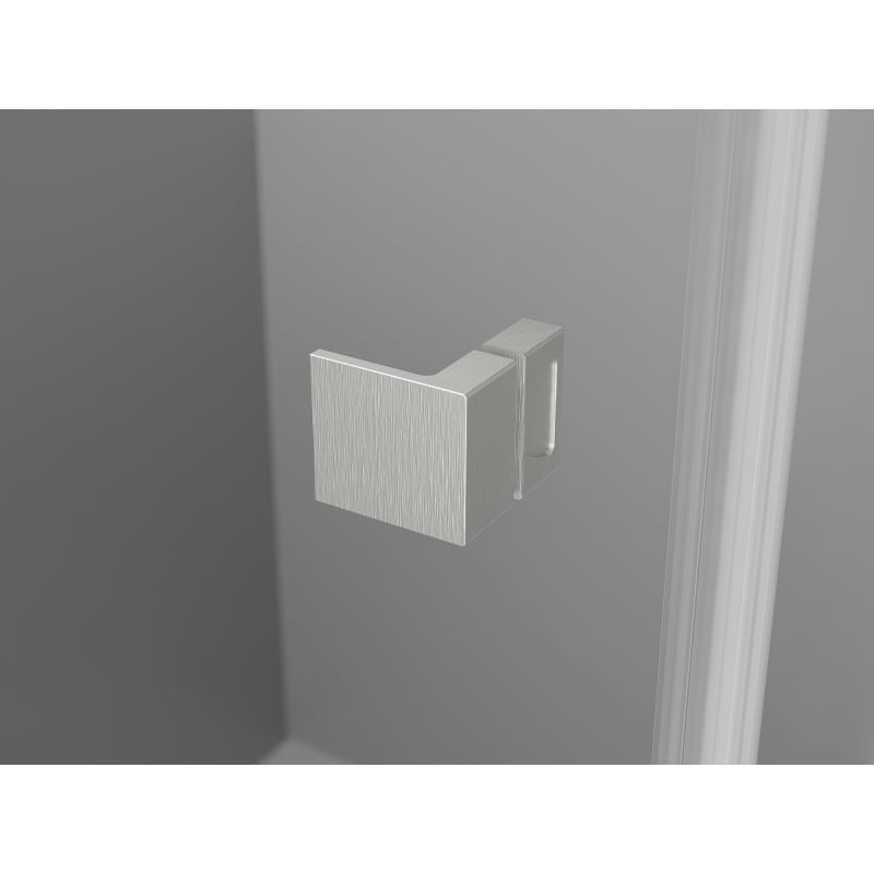 Mexen Lunar-B Duo sprchovací kút, otváracia, 90 x 90 cm, transparentný, brúsený nikel - 832-090L-090P-97-00