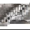 Mexen Lunar-B L sprchová kabína s pravými otváracími dverami 70 x 70 cm, priesvitná, biela - 832L-070-070-20-00-P