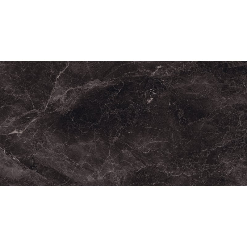 Mexen Merison čierny leštený rektifikovaný gres G1, podlahová a nástenná dlaždica 120 x 60 cm, vysoký lesk - TL203-120-060-00