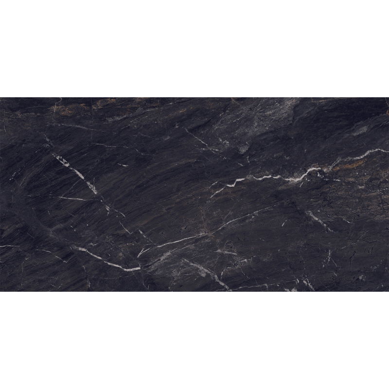 Mexen Sintra Black leštený rektifikovaný gres G1, podlahovo-stenová dlažba 120 x 60 cm, vysoký lesk - TL204-120-060-00