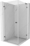 Mexen Lunar-B L sprchový kút s pántom vľavo 100 x 100 cm, transparentný, gun metal - 832L-100-100-95-00-L