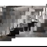 Mexen Lunar-B L otočná sprchová kabína ľavá 100 x 90 cm, priehľadná, gun metal - 832L-100-090-95-00-L