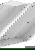 Mexen Lunar-B sprchový kút s otváracími dverami vpravo 90 x 80 cm, transparentný, gun metal - 832-090-080-95-00-P