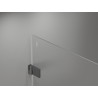 Mexen Lunar-B sprchový kút s pántovými dverami pravý 100 x 90 cm, transparentný, gun metal - 832-100-090-95-00-P