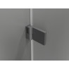 Mexen Lunar-B sprchový kút s pántovými dverami pravý 100 x 90 cm, transparentný, gun metal - 832-100-090-95-00-P