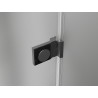Mexen Lunar-B sprchový kút s pántovými dverami pravý 100 x 90 cm, transparentný, gun metal - 832-100-090-95-00-P