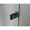 Mexen Lunar-B sprchový kút s pántovými dverami pravý 100 x 90 cm, transparentný, gun metal - 832-100-090-95-00-P