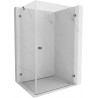 Mexen Lunar-B sprchový kút s pántovými dverami pravý 100 x 90 cm, transparentný, gun metal - 832-100-090-95-00-P