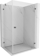 Mexen Lunar-B sprchový kút s pántovými dverami pravý 100 x 90 cm, transparentný, gun metal - 832-100-090-95-00-P