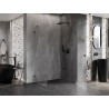 Mexen Lunar-B sprchový kút s pántovými dverami pravý 100 x 90 cm, transparentný, gun metal - 832-100-090-95-00-P