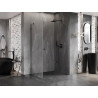 Mexen Lunar-B sprchový kút s pántovými dverami pravý 100 x 90 cm, transparentný, gun metal - 832-100-090-95-00-P