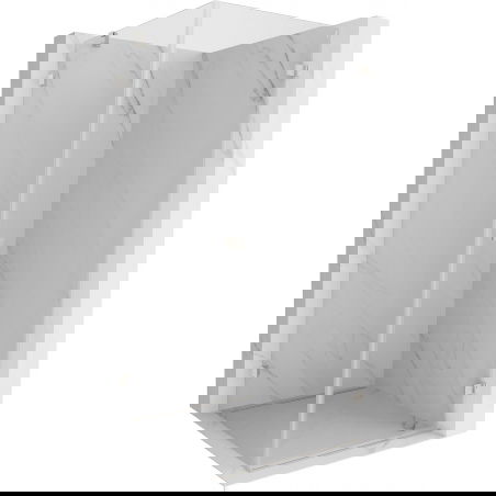 Mexen Lunar-B sprchová kabína otváracia pravá 70 x 70 cm, priehľadná, brúsený nikel - 832-070-070-97-00-P