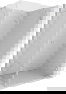 Mexen Lunar-B sprchová kabína pravá 75 x 70 cm, transparentná, kartáčovaný nikel - 832-075-070-97-00-P